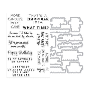 Hero Arts Birthdays Inside & Out Stamp & Cut