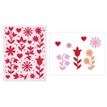 DF189 Flower and Hearts Cover Plate (F)