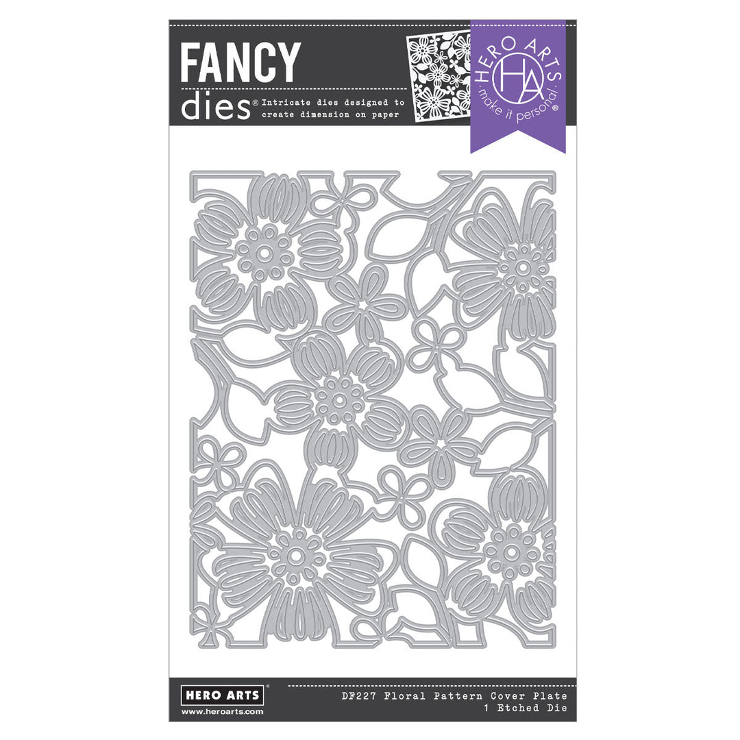 Floral Pattern Cover Plate Die from the Friendship Blooms Collection