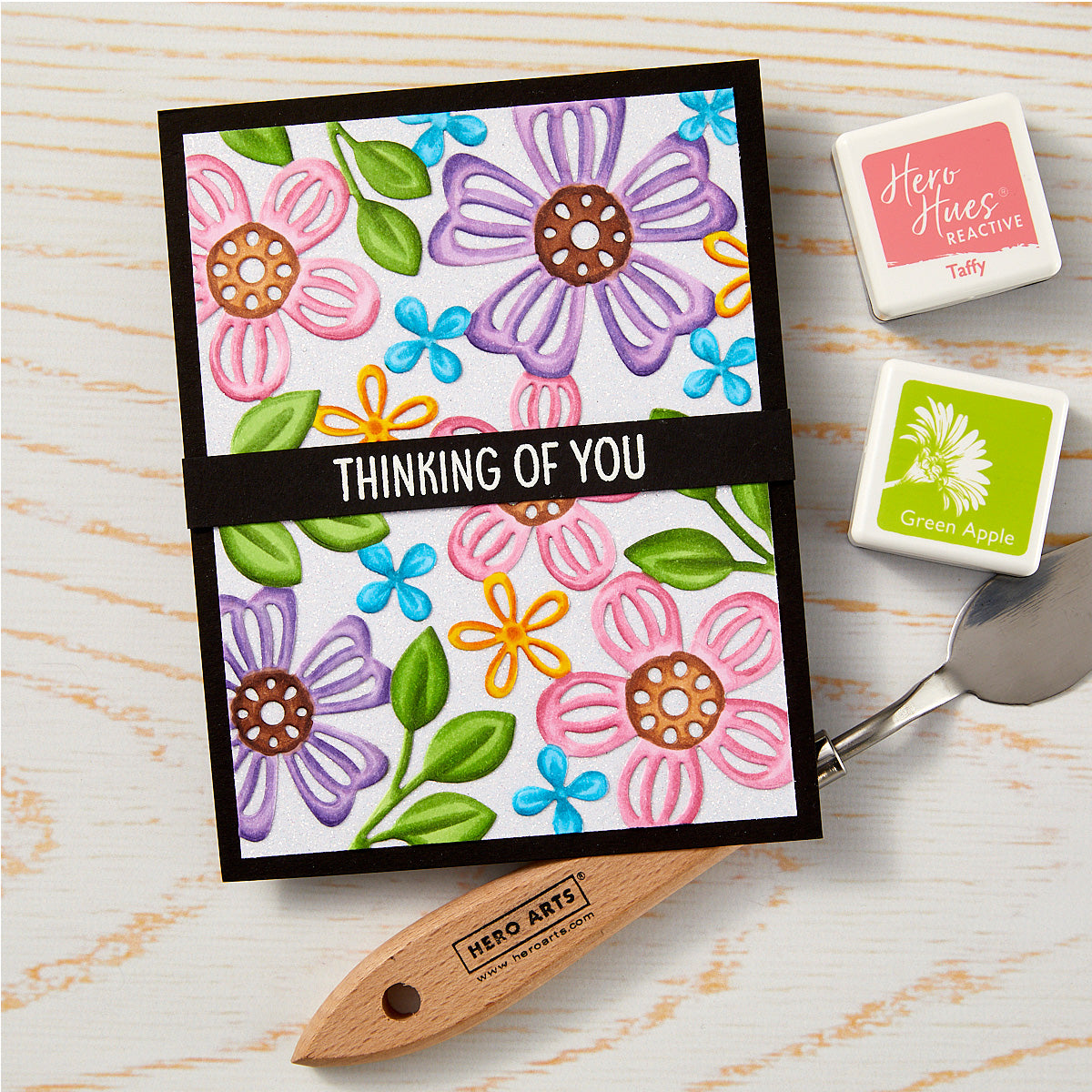 Hero Arts Floral Pattern Cover Plate Die from the Friendship
