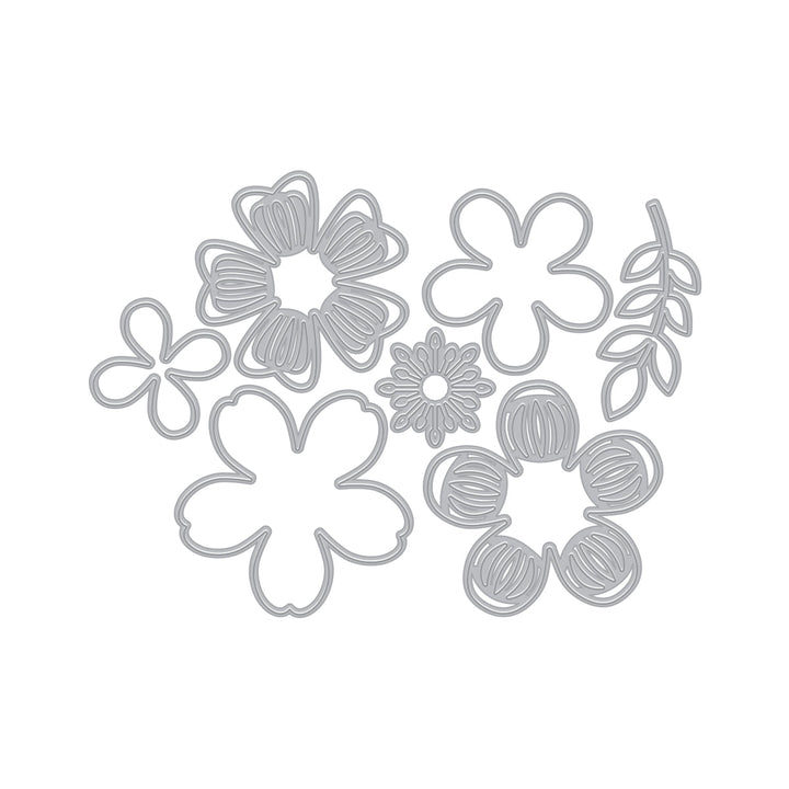 Small Flower Layering Fancy Dies from the Friendship Blooms Collection