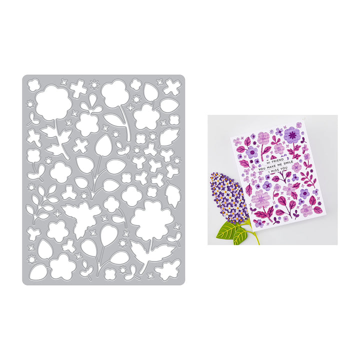 Meadow Blooms Cover Plate Die