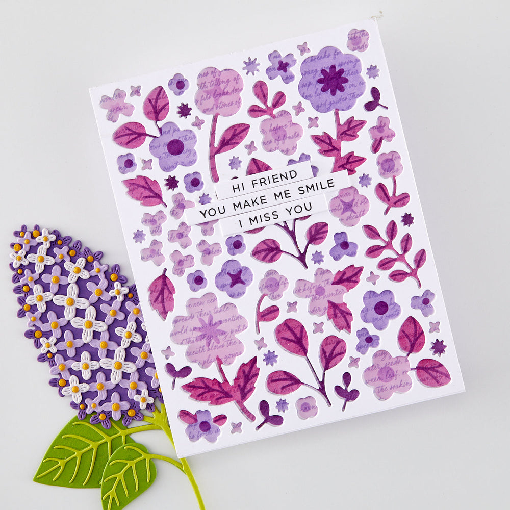 Color Layering Meadow Blooms Stencils