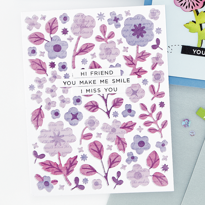 Meadow Blooms Cover Plate Die