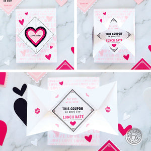 Folded Love Note Die Set