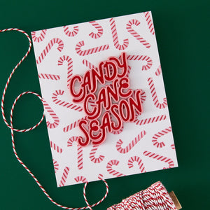 Candy Cane Toss Up Stencils
