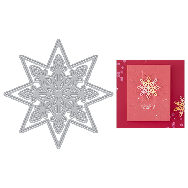 Snowflake Star Etched Dies