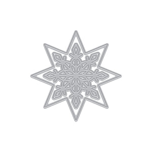 Snowflake Star Etched Dies
