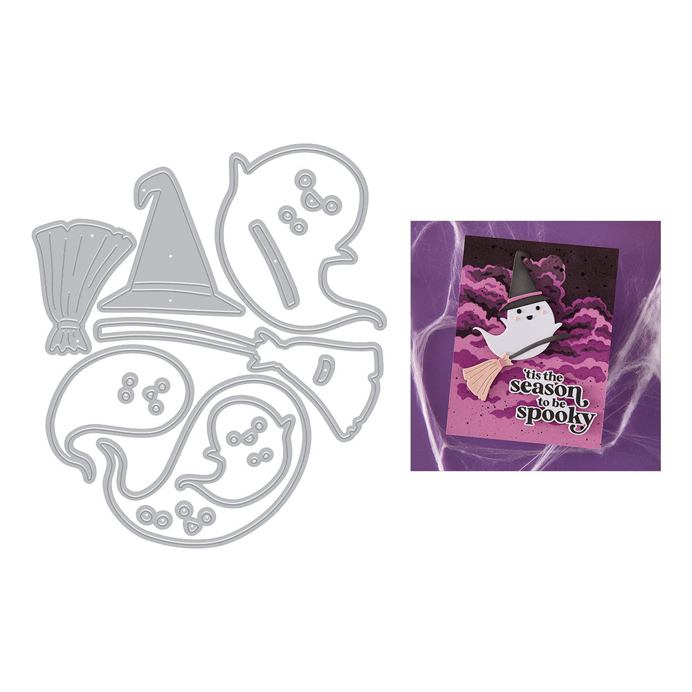 Hero Arts Boo to You Etched Dies from the Hocus Pocus Collection