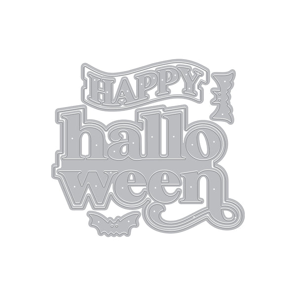 Happy Halloween Etched Dies