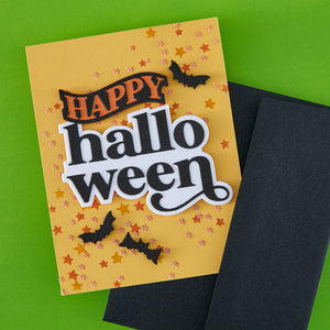 Happy Halloween Etched Dies