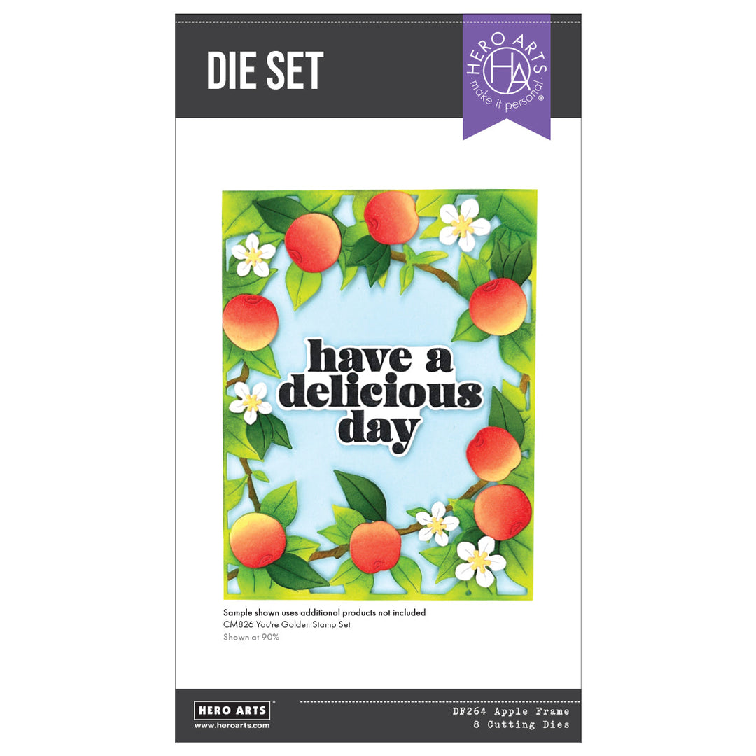 Apple Frame Etched Die Set
