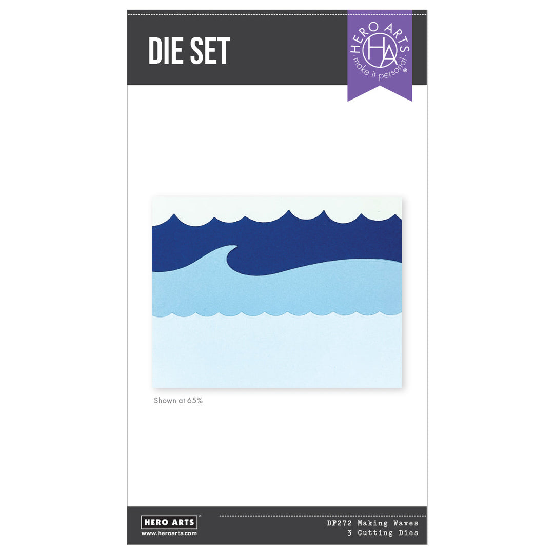 Hero Arts Making Waves Die Set