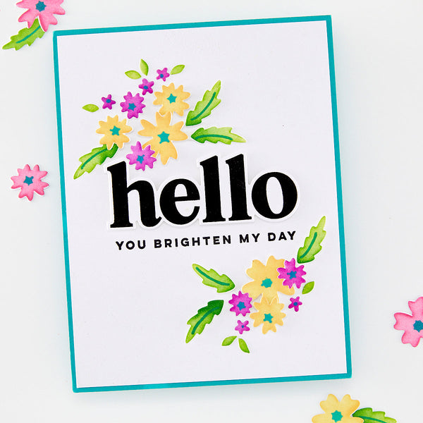 Hello Friend Clear Stamp Set