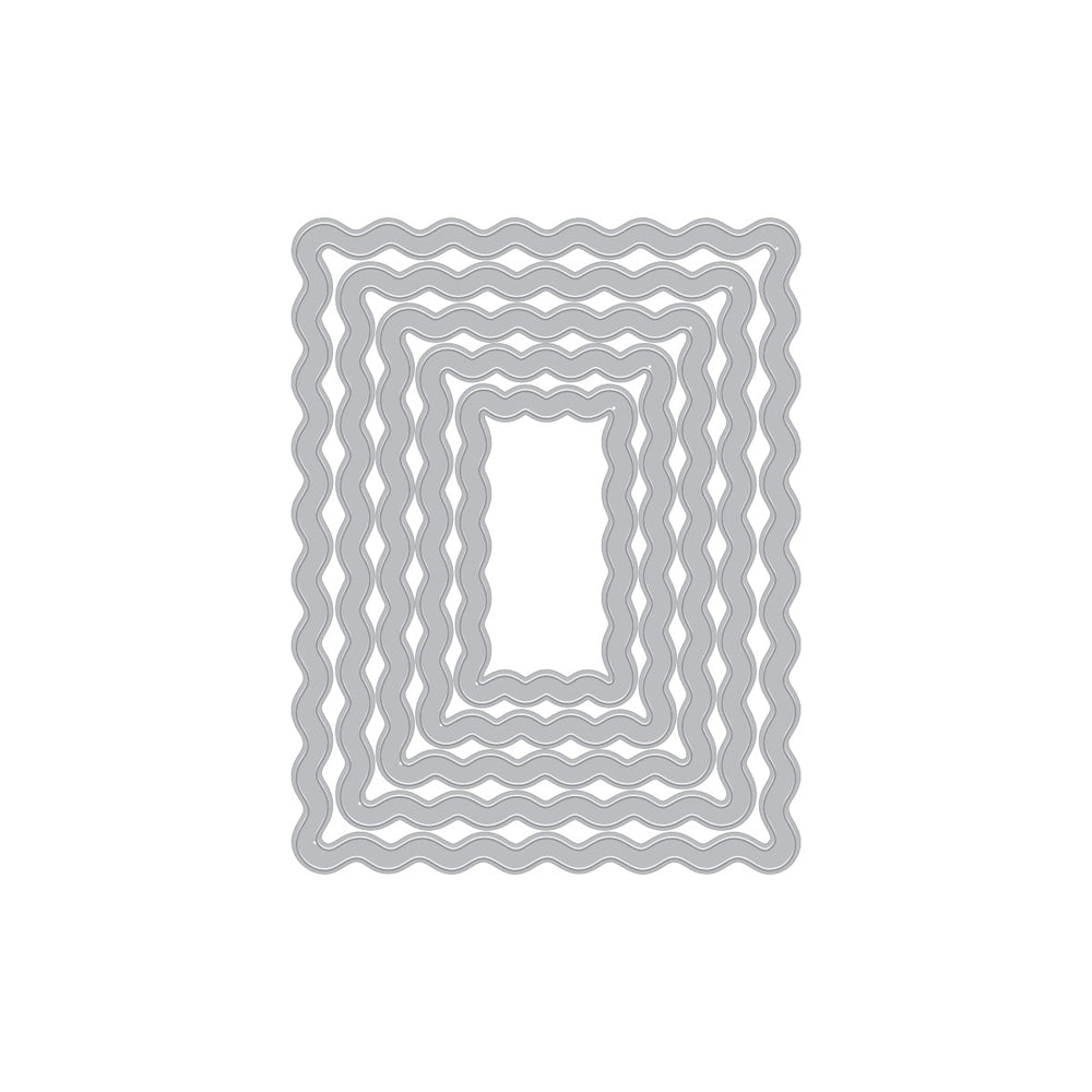 Hero Arts Squiggly Rectangle Frames Die Set