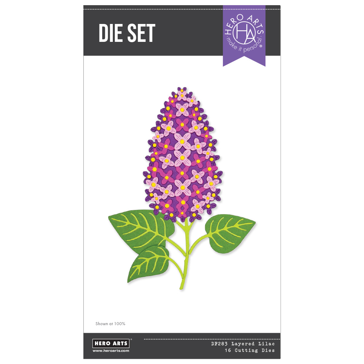 Hero Arts Layered Lilac Die Set | Hero Arts
