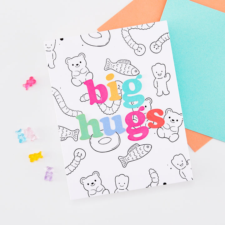 Let's Stick Together Stamp & Cut by Carly Tee