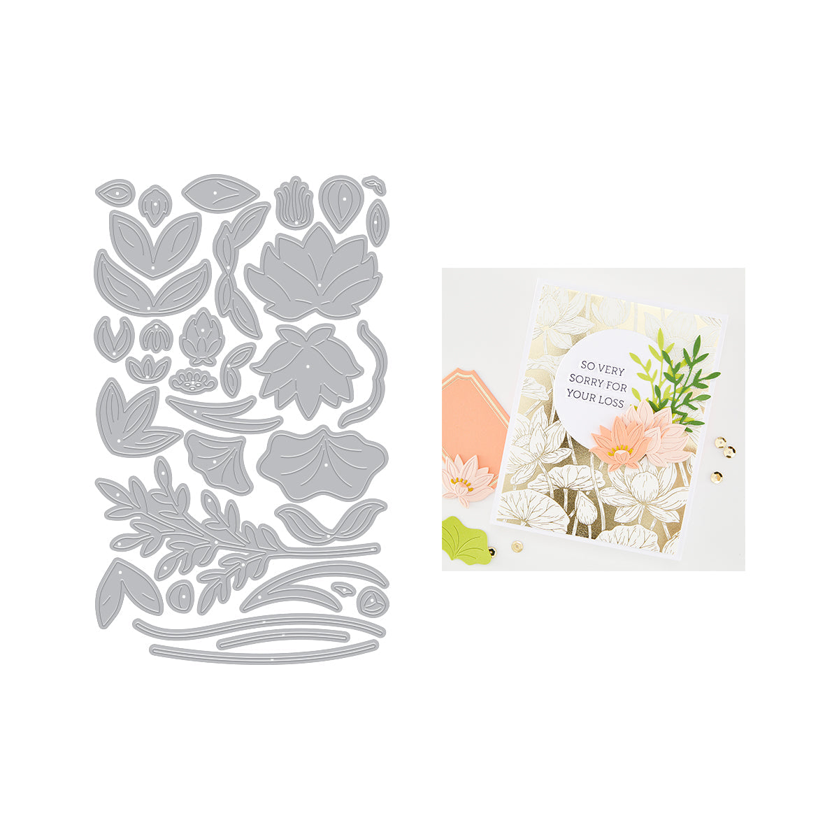 Lotus Flower Die Set
