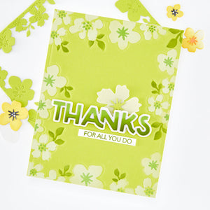 Floral Frame Die & Stencil Bundle