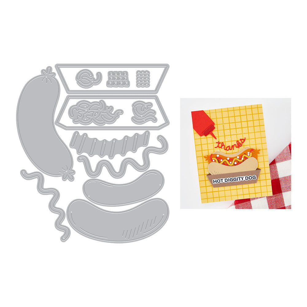 Hot Diggity Dog Die Set
