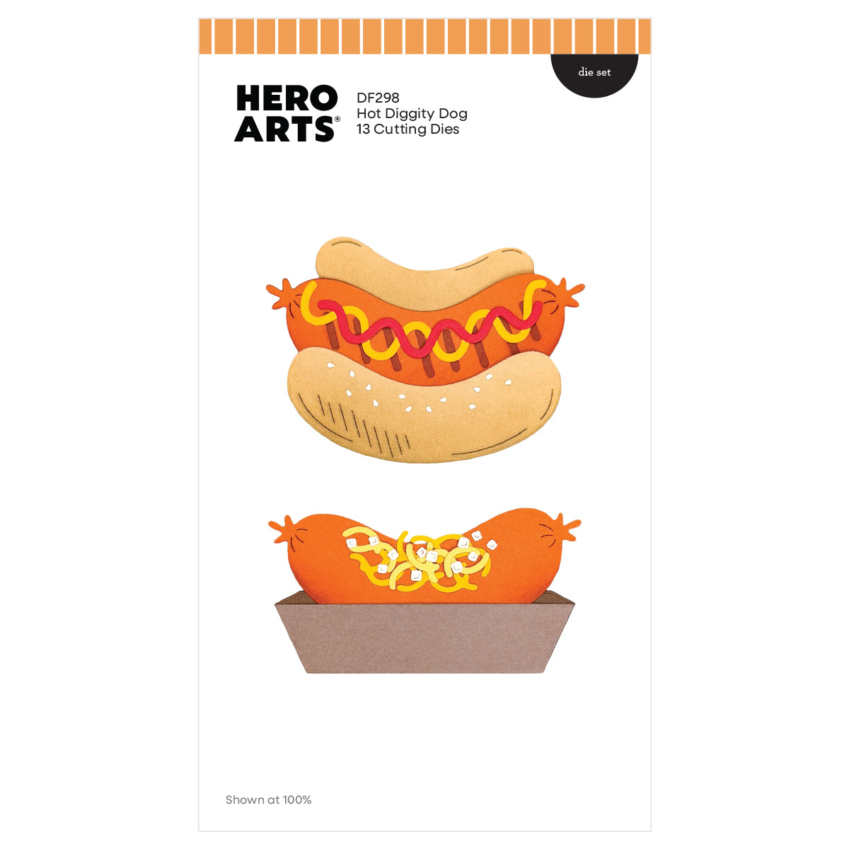 Hot Diggity Dog Die Set | Spellbinders – Hero Arts