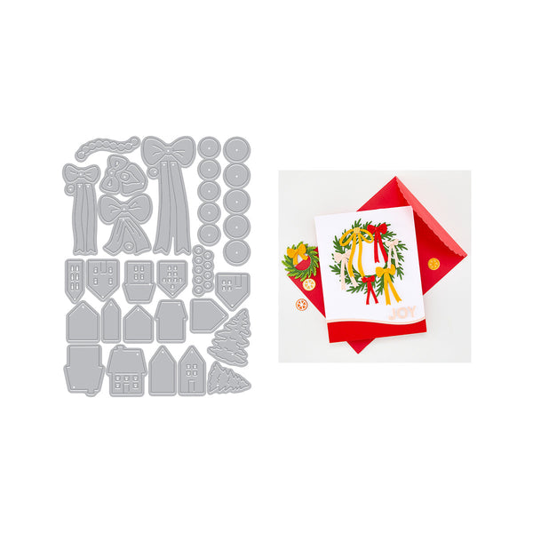 Winter Wreath Accessories Die Set