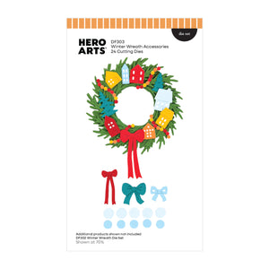 Winter Wreath Accessories Die Set