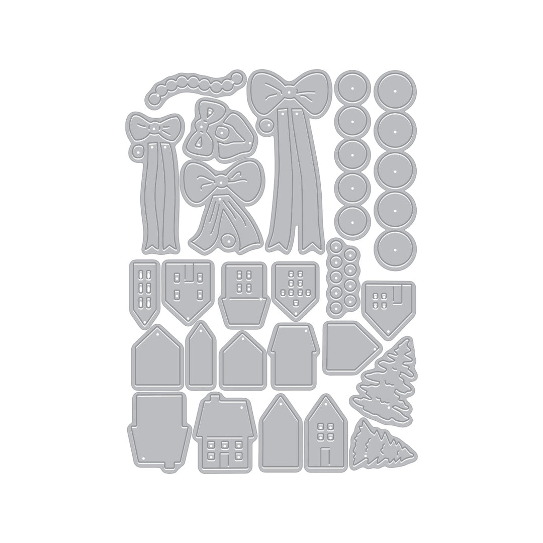 Winter Wreath Accessories Die Set