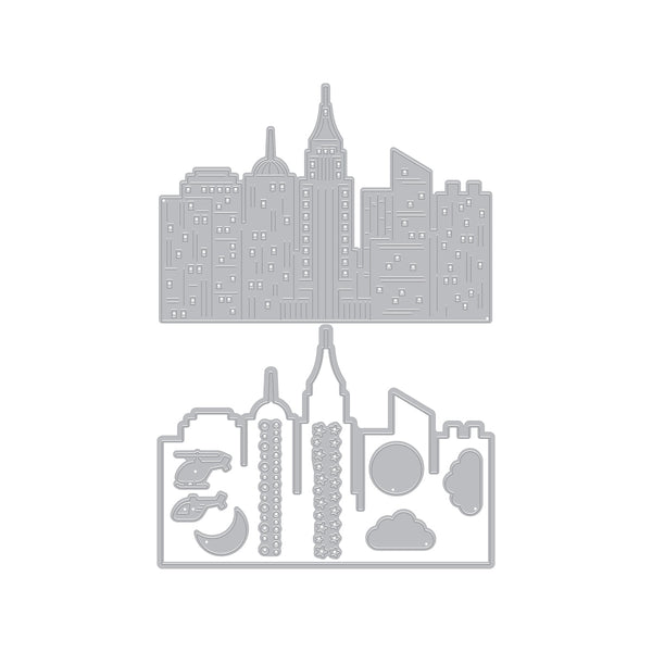 Oh What Fun City Skyline Die Set