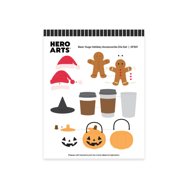 Bear Hugs Holiday Accessories Die Set by Carly Tee