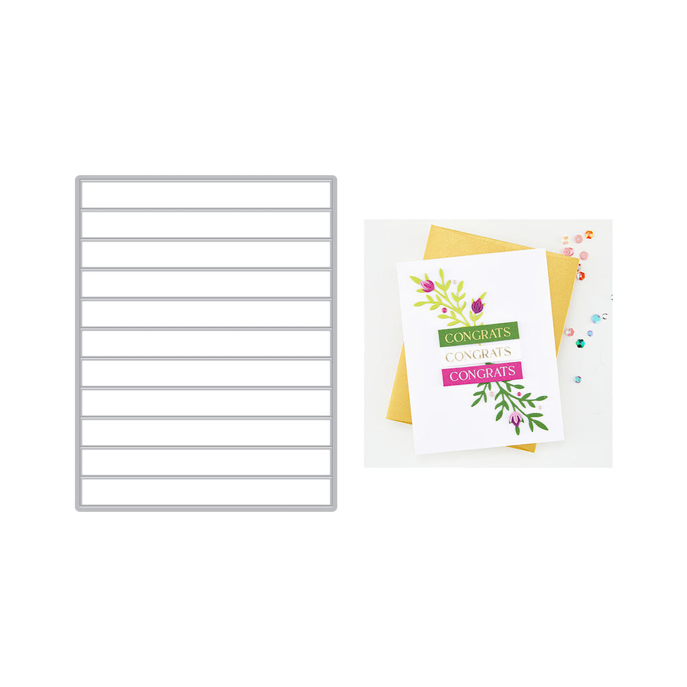 Sentiment Strips XL Die
