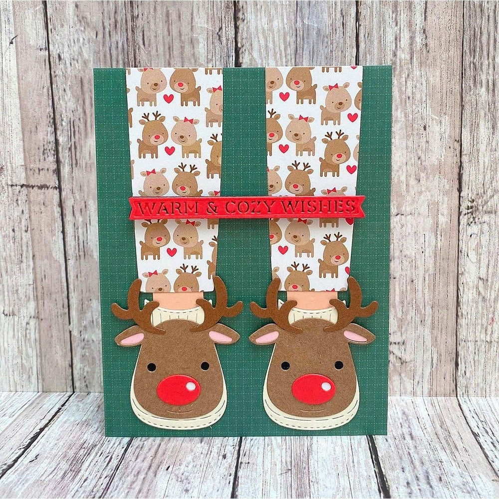 Cozy Toes Slippers - Large Die of the Month