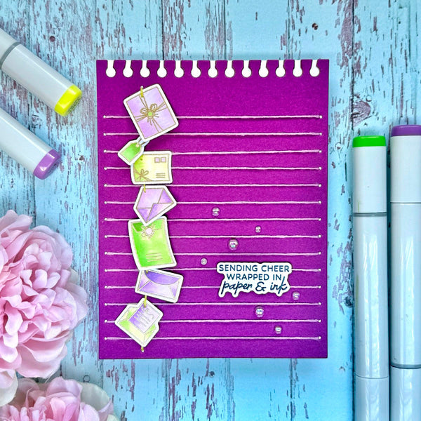 Stitched Taking Notes -  Stitching Die of the Month