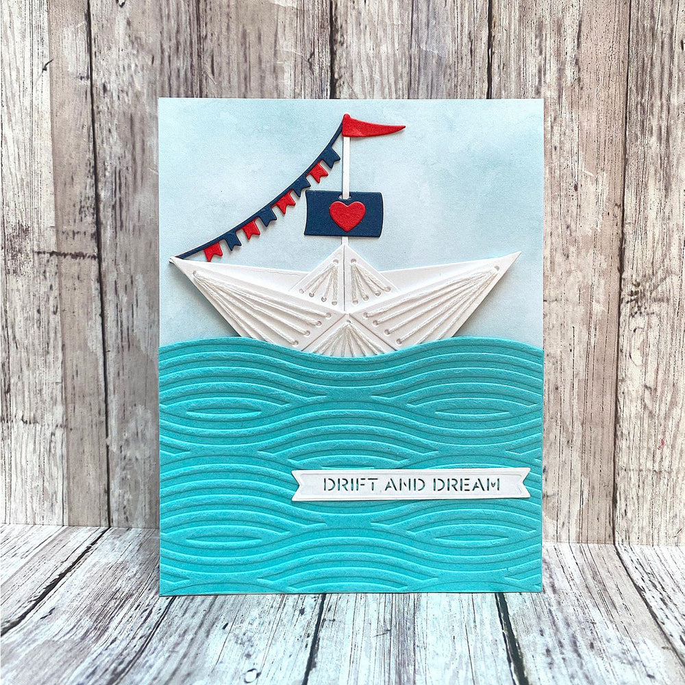 Hand Folded Stitch - Stitching Die of the Month