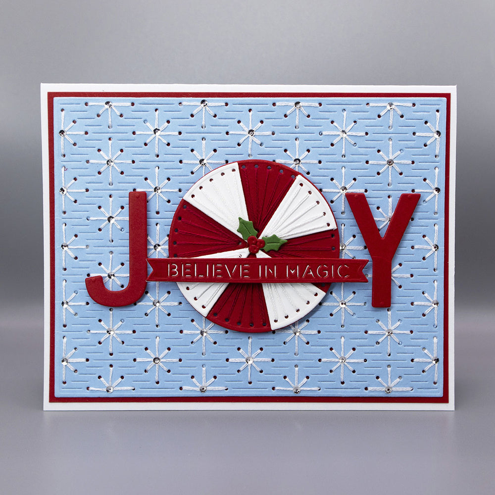 Peppermint Prancer - Stitching Die of the Month