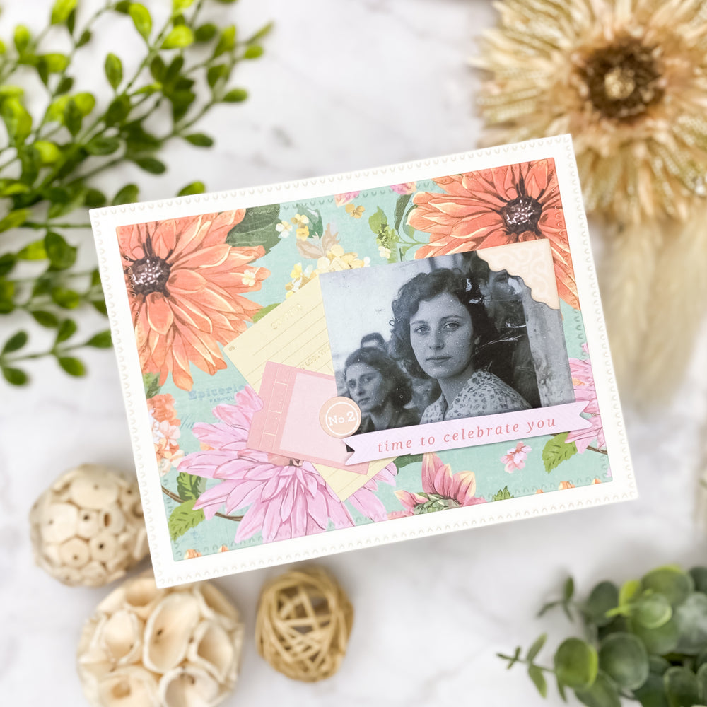Rosie's Studio Breakfast In Bed Die Cut Floral Stickers