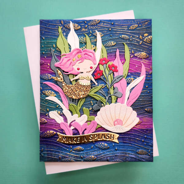Underwater Waltz - 3D Embossing Folder of the Month