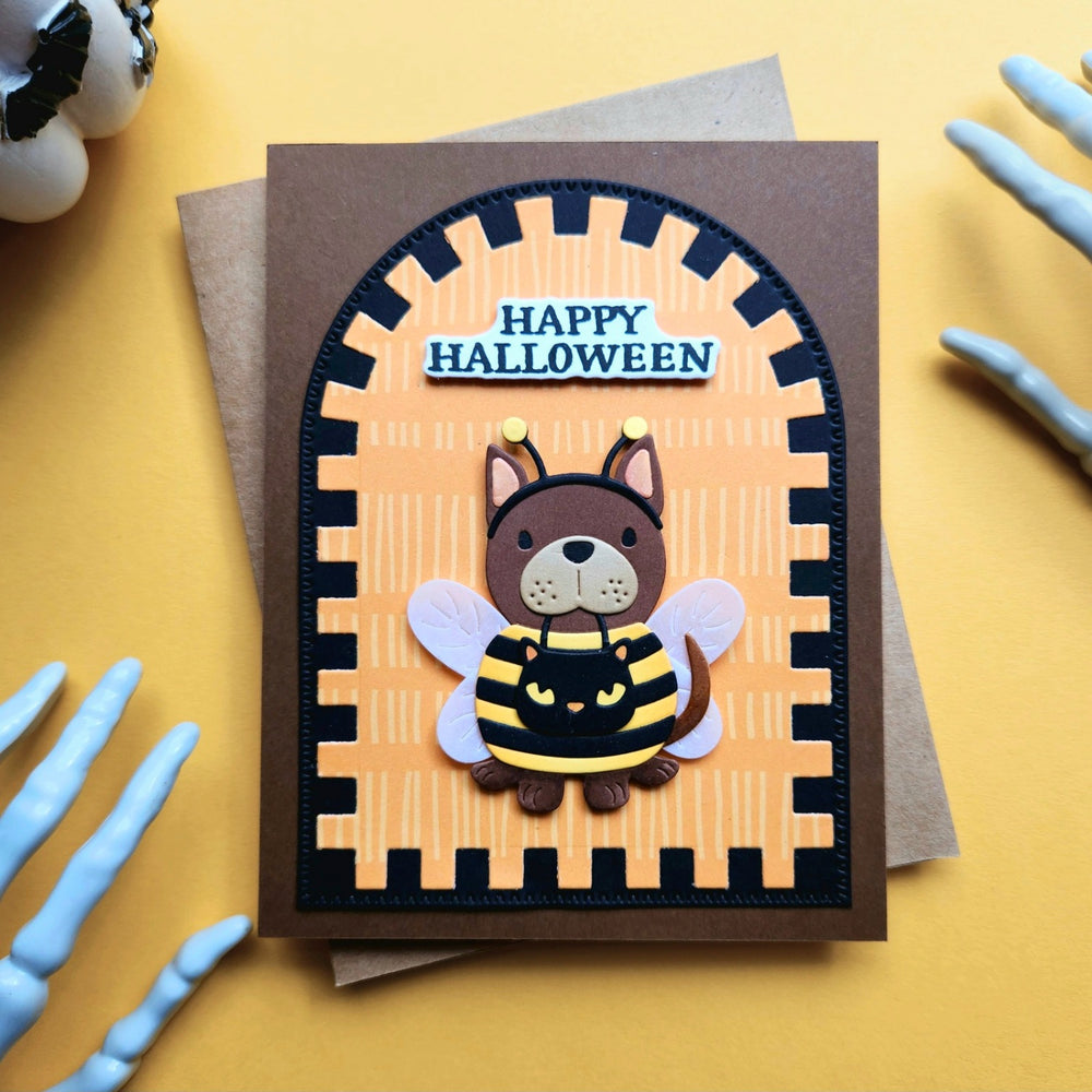 Spellbinders Exclusive: Buzzy Pup-Bee Etched Dies