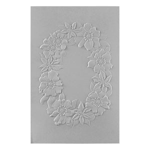 Nature's Botanical Wreath 3D Embossing Folder from the Nature's Botanical Garden Collection by Susan Tierney-Cockburn