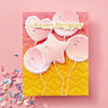Flourish 3D Embossing Folder from the Birthday Bash Collection by Simon Hurley