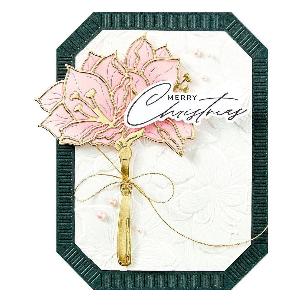 Yana's Amaryllis Etched Dies from the Amaryllis Christmas Collection by Yana Smakula
