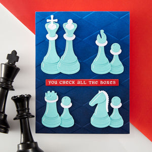 Well Played Sentiments Clear Stamp & Die Set
