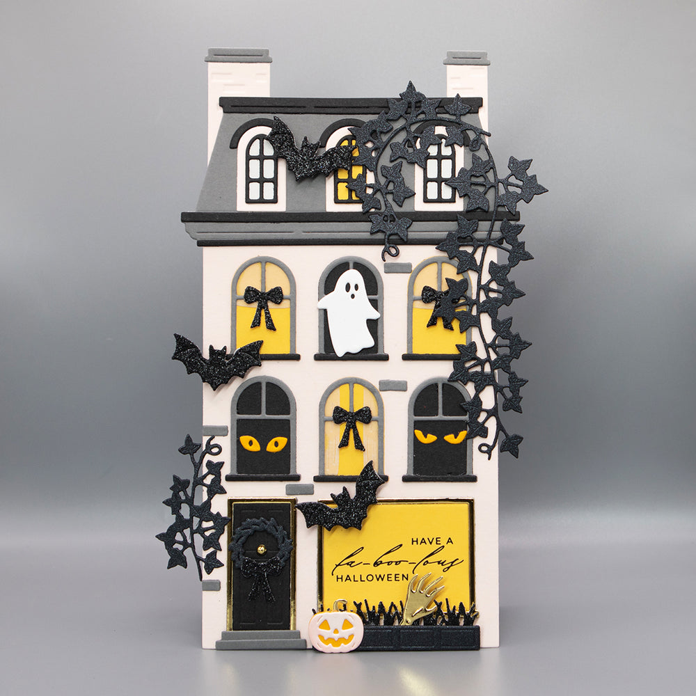 Mansard Roof Etched Dies by Yana Smakula