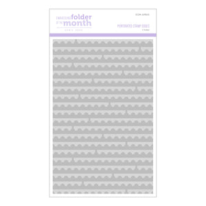 Perforated Stamp Edges -  Embossing Folder of the Month