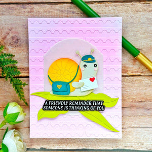 Perforated Stamp Edges -  Embossing Folder of the Month