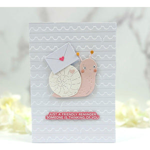 Perforated Stamp Edges -  Embossing Folder of the Month