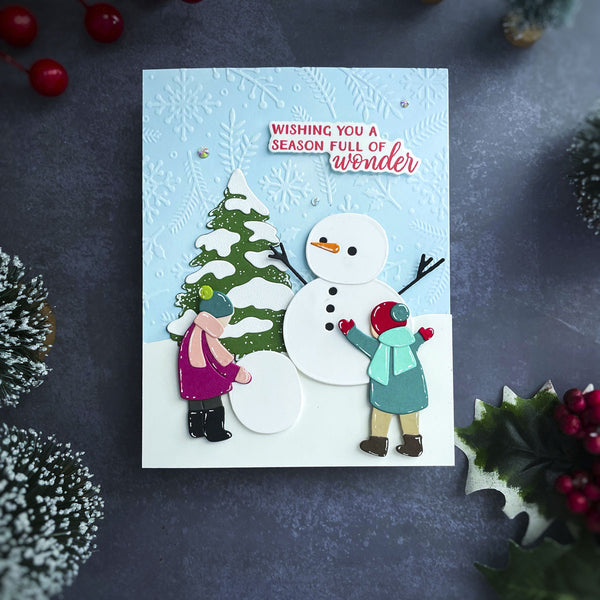 Holiday Flurry - Embossing Folder of the Month