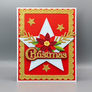 Christmas Foliage Etched Dies by Lisa Horton
