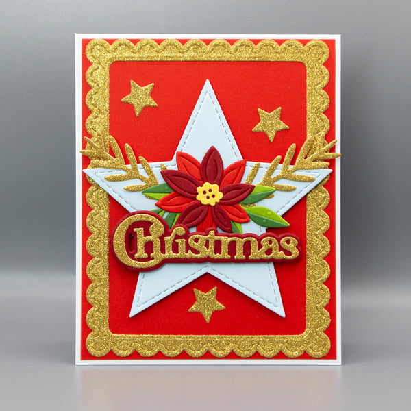 Christmas Foliage Etched Dies by Lisa Horton
