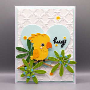 Bamboo Screen 3D Embossing Folder